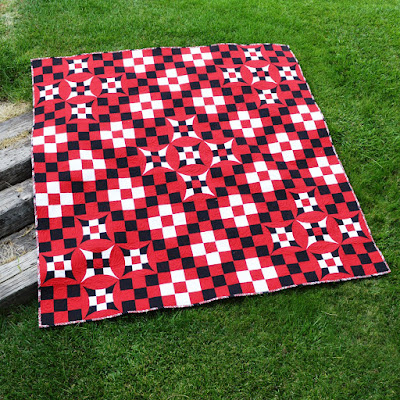 Fun patch quilt tutorial. Quilting Pinterest Teppe