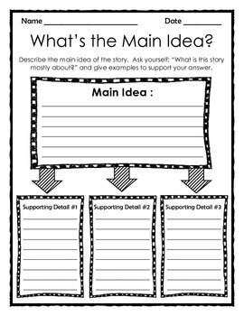 Main Idea Graphic Organizer Sheet.pdf Free Download