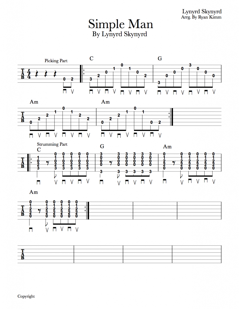 Fun. Carry On piano sheet music music-download-free.net